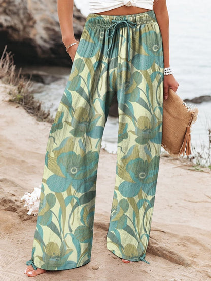The Must Have Designer Graffiti Wide-Leg Pants that Feel Ultra Plush