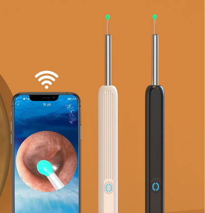 LED Ear Endoscope with Four Interchangeable Spoon Heads