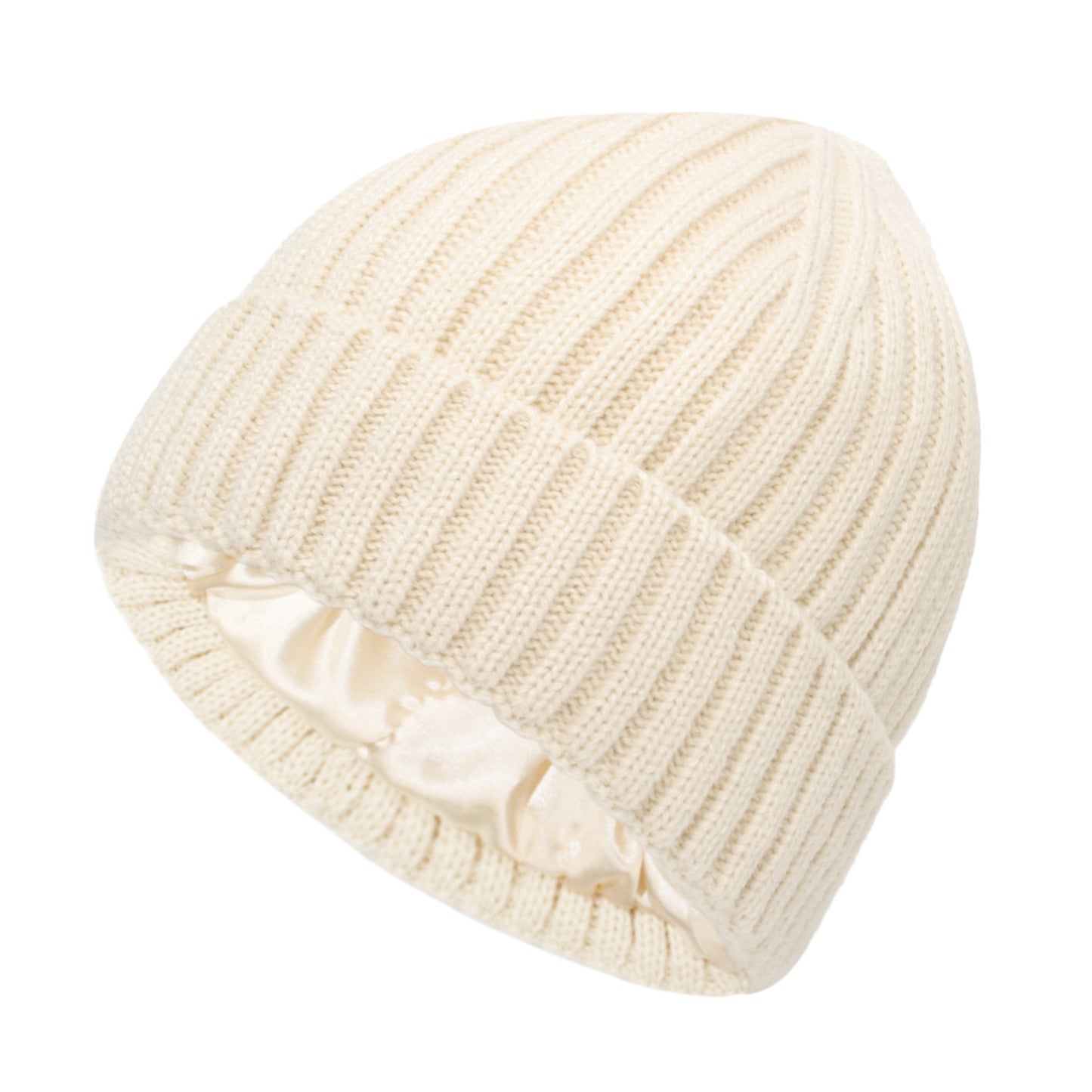 Soft Knit Hat with Satin Finish for All Outfits Warmth and Everyday Comfort for All Seasons