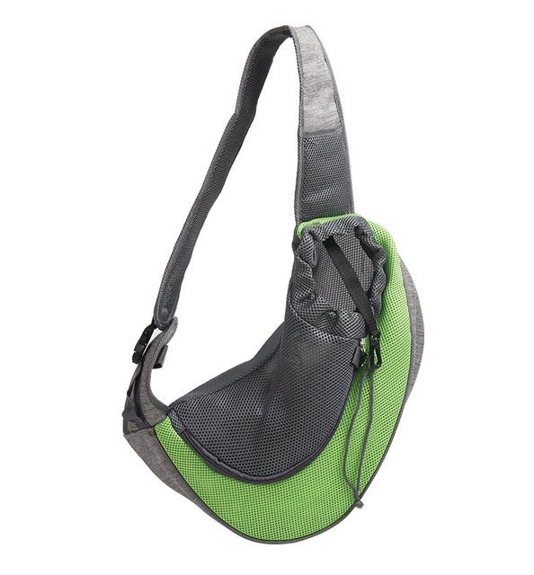 1pc Outdoor Travel Mesh Oxford Pet Puppy Carrier Handbag Pouch Single Shoulder Bag Sling Mesh Comfort Travel Tote Shoulder Bags - merch gone viral.