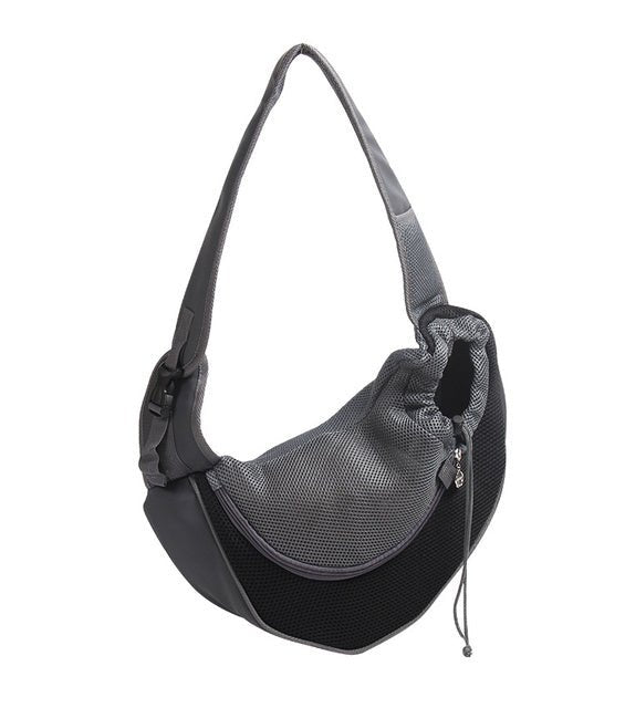 1pc Outdoor Travel Mesh Oxford Pet Puppy Carrier Handbag Pouch Single Shoulder Bag Sling Mesh Comfort Travel Tote Shoulder Bags - merch gone viral.