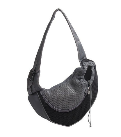 1pc Outdoor Travel Mesh Oxford Pet Puppy Carrier Handbag Pouch Single Shoulder Bag Sling Mesh Comfort Travel Tote Shoulder Bags - merch gone viral.