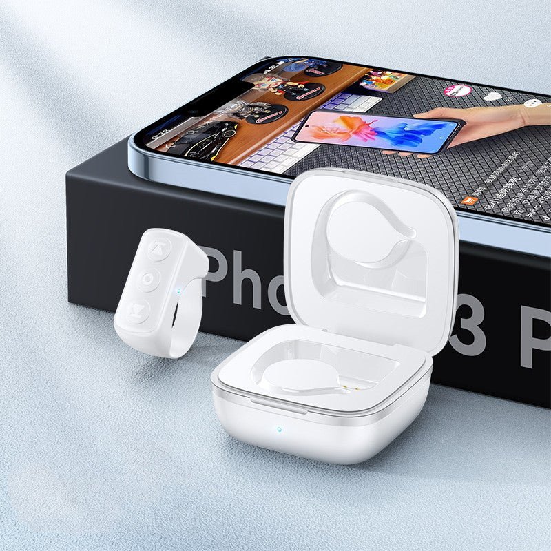 2026 Hands Free Bluetooth Ring Remote: One - Click Selfie, Page Turning, Hands - Free Control for Tiktok, IG, YouTube and any online scrolling! - merch gone viral.