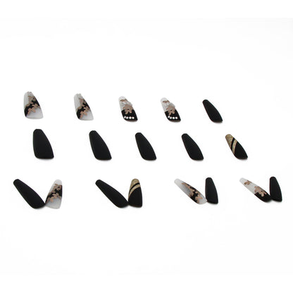 European And American Butterfly Long Nail Art Finished Products
