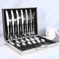 24 - piece set of colorful western steak knife - merch gone viral.