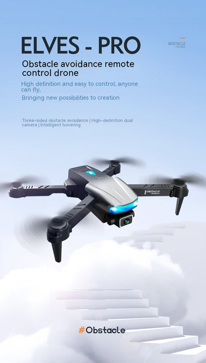 Wireless Drone with Dual 4K Cameras and Obstacle Avoidance