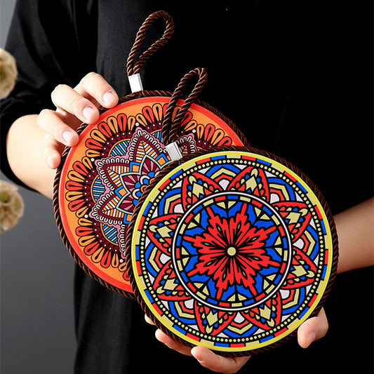 Heatproof Placemats with Durable Color Glaze Finish for Dining