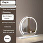 Smart Touch LED Light Mirror Makeup Desktop Dimming Fill Light Mirror Adjustable