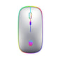 Rechargeable Wireless Mouse with Subtle Glow for Laptop Use