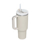 Insulated Tumbler 40 Oz With Handle And Straw For Coffee And Tea