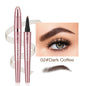 Waterproof Eyebrow Pencil with Four Fork Tip for Precise Natural Brow Shape and Long Wear