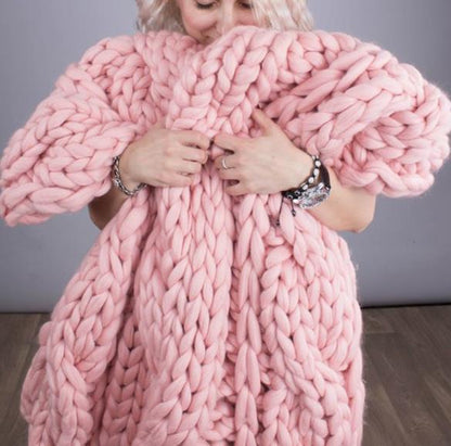 Nordic Sofa Throw Blanket Anti-Pilling Backdrop for Photoshoots