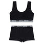 Pure Cotton Solid Color Underwear Set - Soft Breathable Intimate Wear