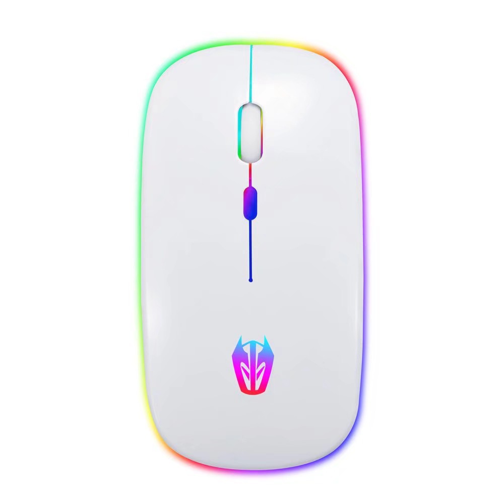 Rechargeable Wireless Mouse with Subtle Glow for Laptop Use