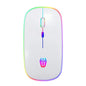 Rechargeable Wireless Mouse with Subtle Glow for Laptop Use