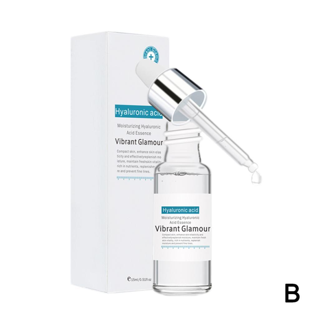 Facial serum bottle with dropper beside its white packaging box