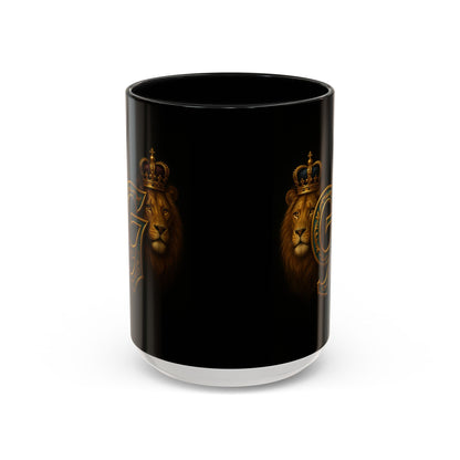 Majestic G7 Lion Accent Coffee Mug - Regal Design for G7 Group
