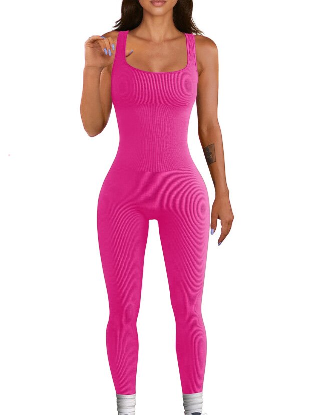 Waist-Defining Suspender Tank Top with Subtle Button Detailing