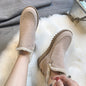 Luxe Plush Suede Wool Martin Boots