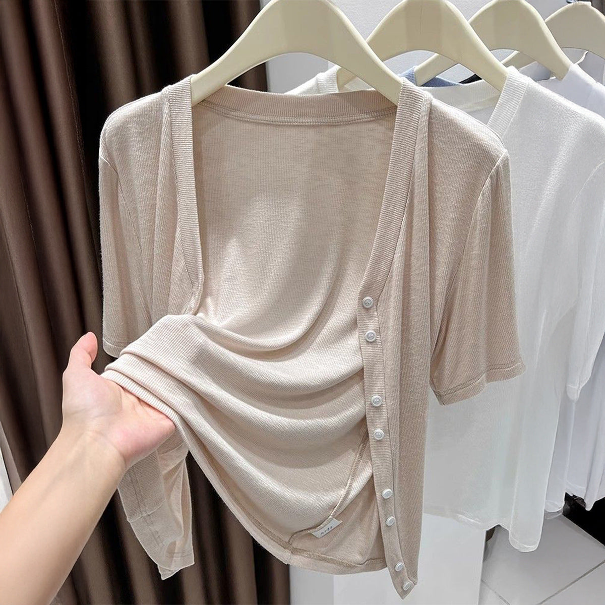 Casual Top Long Sleeve With Polyester For Daily Wardrobe Versatility