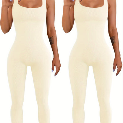Waist-Defining Suspender Tank Top with Subtle Button Detailing