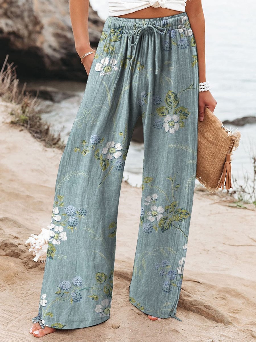 The Must Have Designer Graffiti Wide-Leg Pants that Feel Ultra Plush