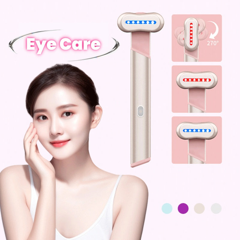 LED Eye Massager with Microcurrent and Red Light Therapy