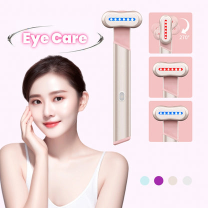 LED Eye Massager with Microcurrent and Red Light Therapy