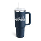 40 Oz Insulated Tumbler With Handle Straw Stainless Steel Vacuum Insulated Stainless Steel 40 Oz Tumbler With Lid For Coffee Tea Lovers - merch gone viral.