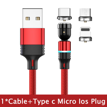 Magnetic USB C Cable with 540 Degree Rotation and Alignment for Android Smartphones