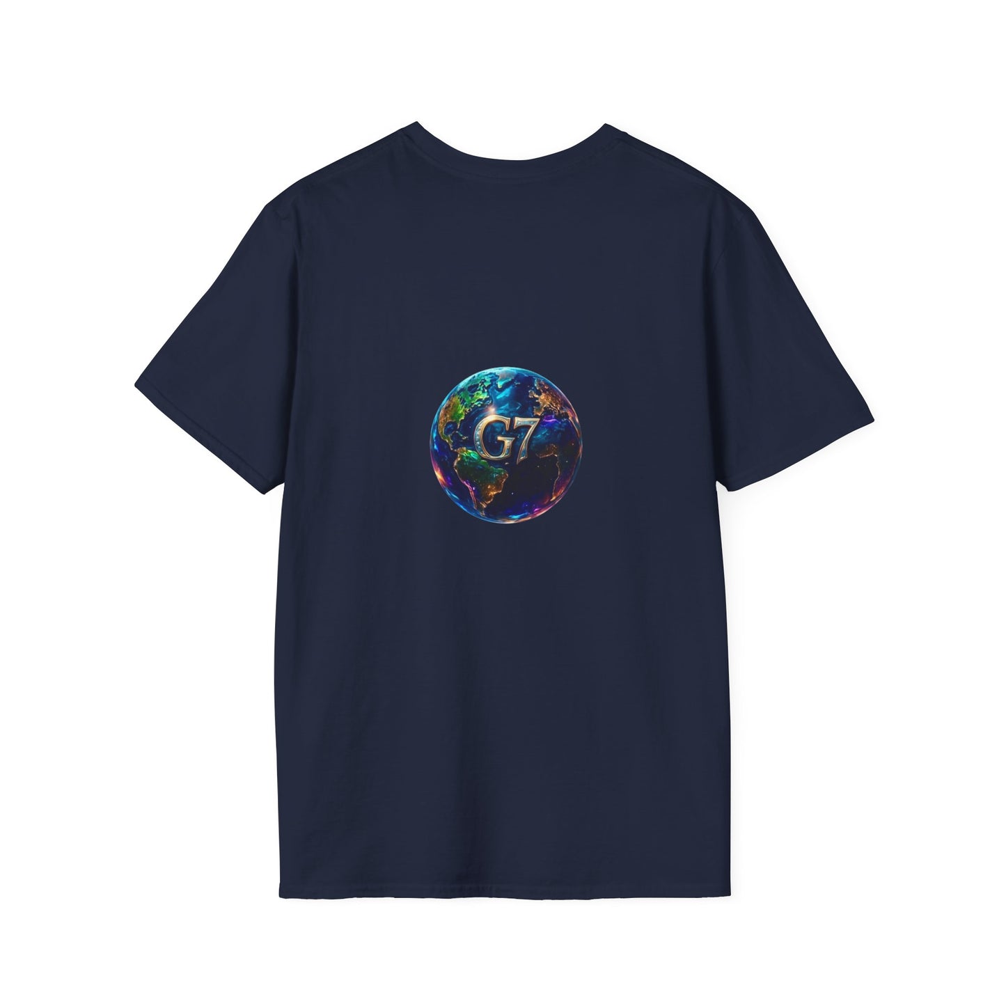 Global Unity Starts Here — Wear the Change - G7 Earth Graphic Unisex T-Shirt - Softstyle Tee