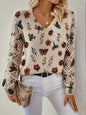 Textured Knit Long Sleeve Pullover For Spring And Autumn Regular Fit