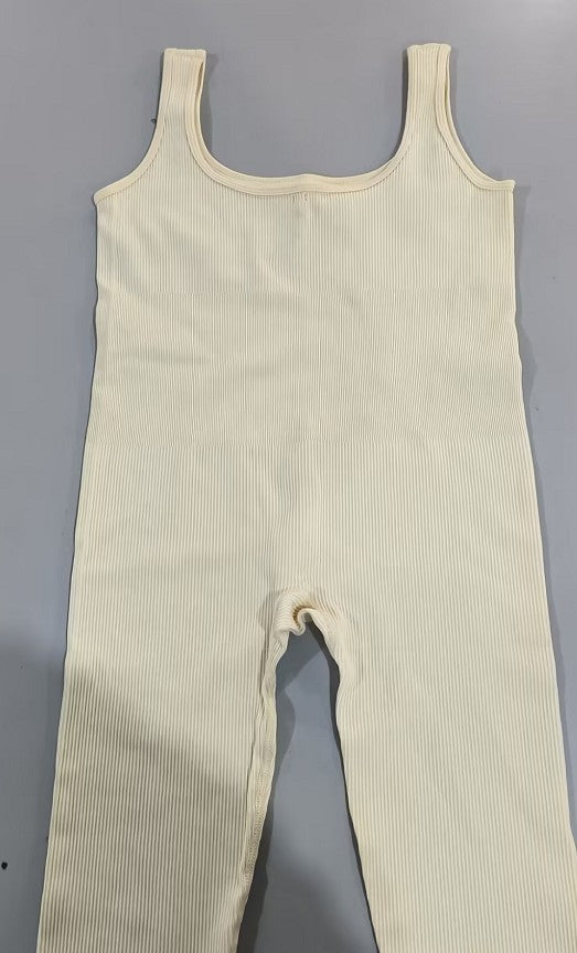 Waist-Defining Suspender Tank Top with Subtle Button Detailing