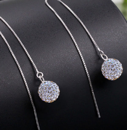 Featherlight Drop Earrings with Sparkling Crystal Accents for Everyday Radiance All Day Sparkle