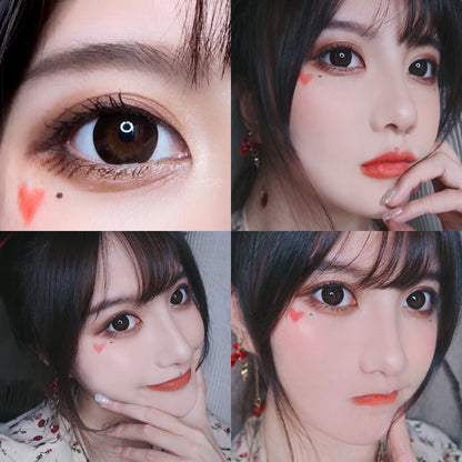 Premium Realistic RX Color Contact Lenses - Available in powers: -1.75, -2.00, -2.25 for sharp vision