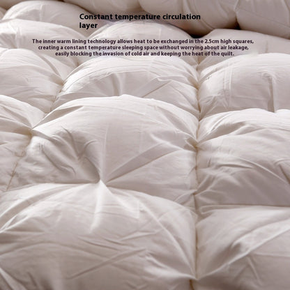 Luxe Twisted Goose Down Duvet – Ultra-Soft Cotton Cover, Pinch Pleat Design, All-Season Warmth & Cloud-Like Comfort