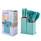 Ergonomic Stainless Steel Cookware Set with Wood and Silicone Handles