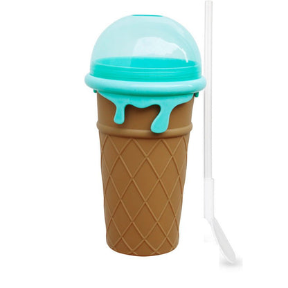 500ml Slushy Cup Squeeze Bottle Food-Grade For Quick Frozen Smoothies, Reusable - Merch Gone Viral