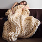 Handwoven Throw Blanket With Cashmere Feel And Durable Acrylic