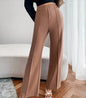 Loose Straight Pants Women High Waist Casual Trousers