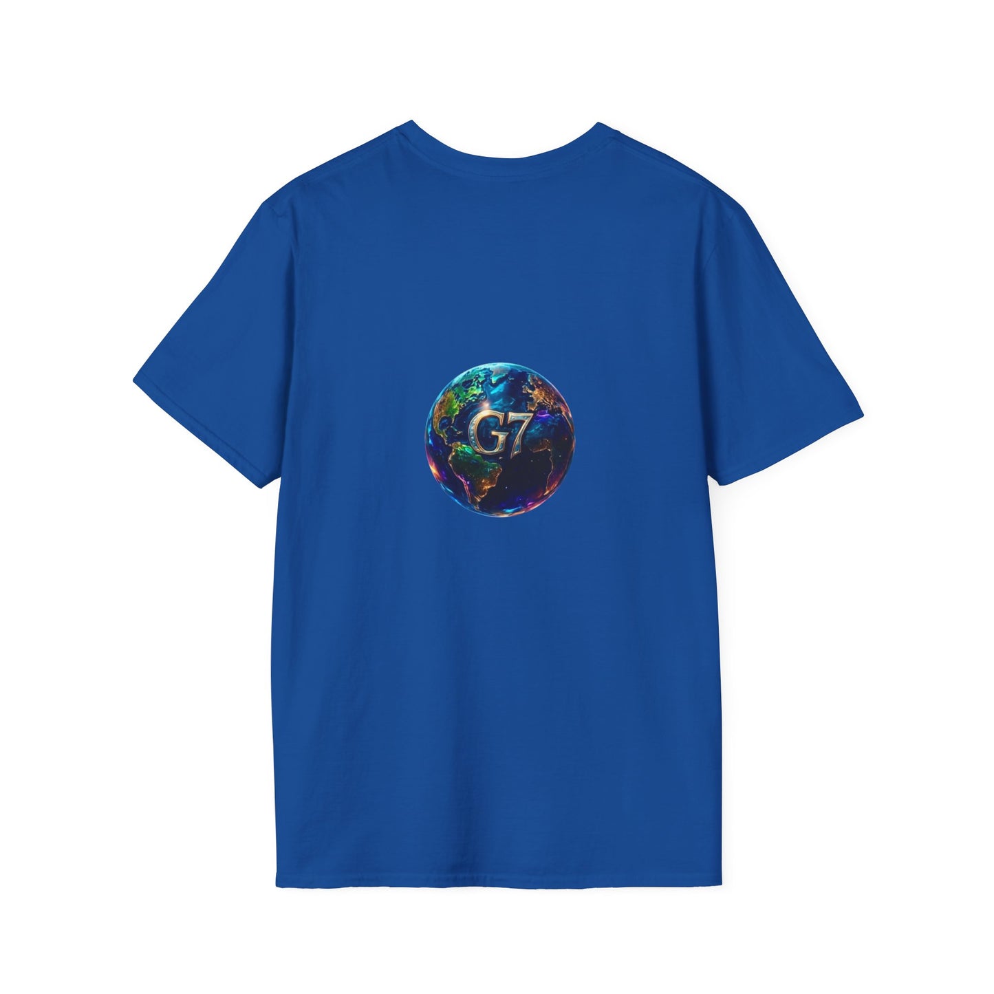 Global Unity Starts Here — Wear the Change - G7 Earth Graphic Unisex T-Shirt - Softstyle Tee