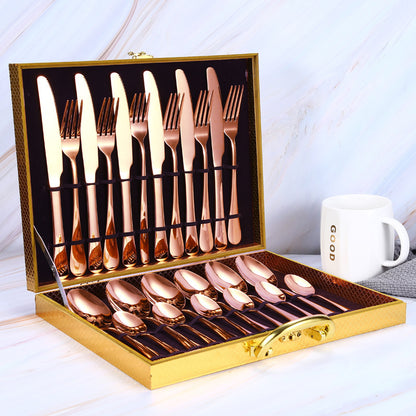 Elegant Knife Set with Stainless Steel 410 Mirror Finish