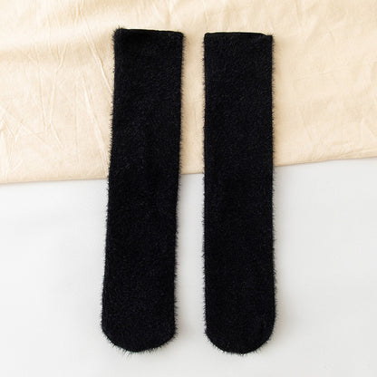 Plus Velvet Thick Warm Mink Velvet Snow Socks