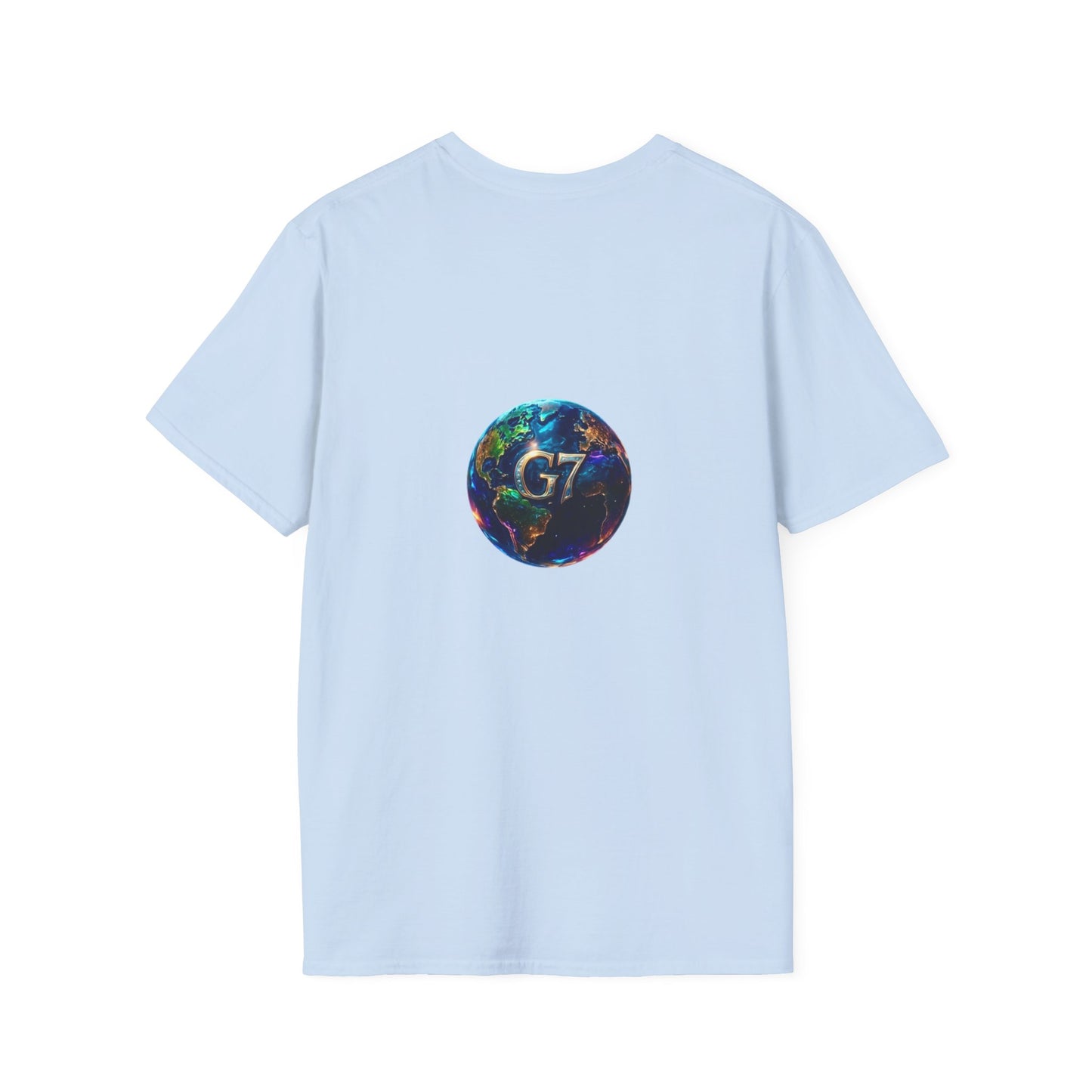Global Unity Starts Here — Wear the Change - G7 Earth Graphic Unisex T-Shirt - Softstyle Tee