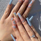 European And American Butterfly Long Nail Art Finished Products