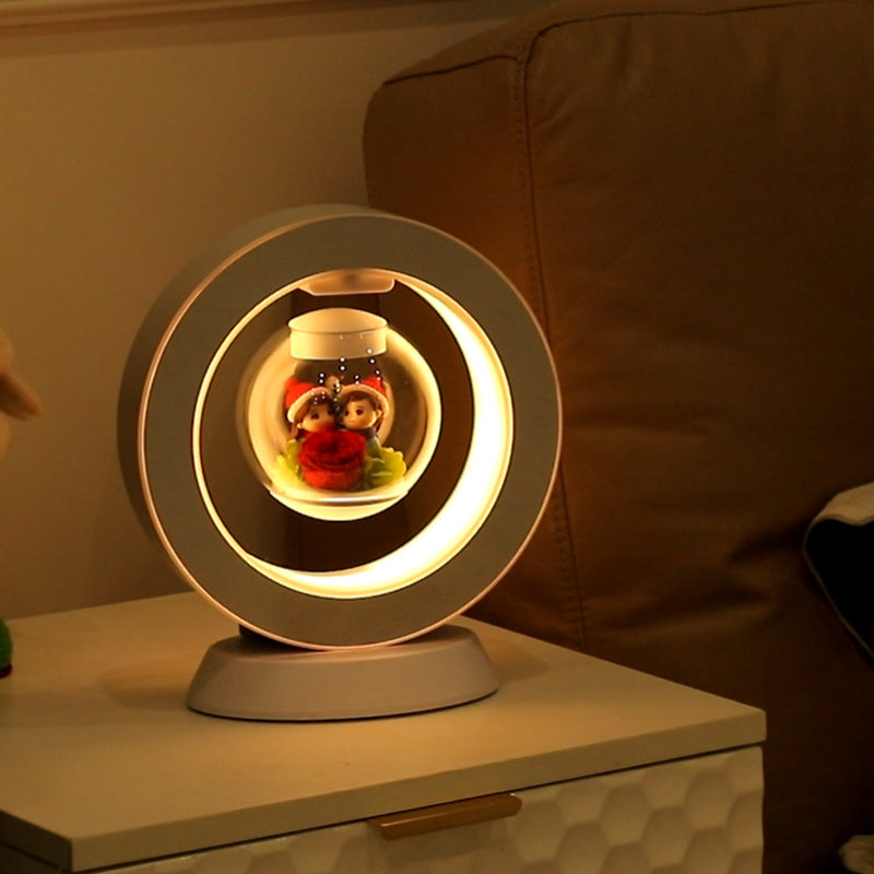 Floating Lamp with Bluetooth Speaker and Hovering Globe with Soft Ambient Glow and Rich Audio