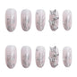 European And American Butterfly Long Nail Art Finished Products