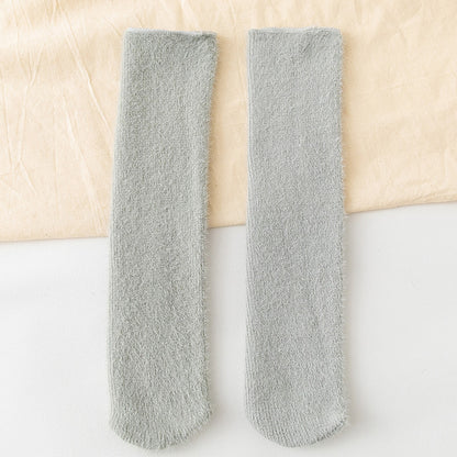 Plus Velvet Thick Warm Mink Velvet Snow Socks