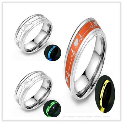 Luminous Pulse Line Ring for Daily Wear All Day Comfort and Durable Stainless Steel Finish
