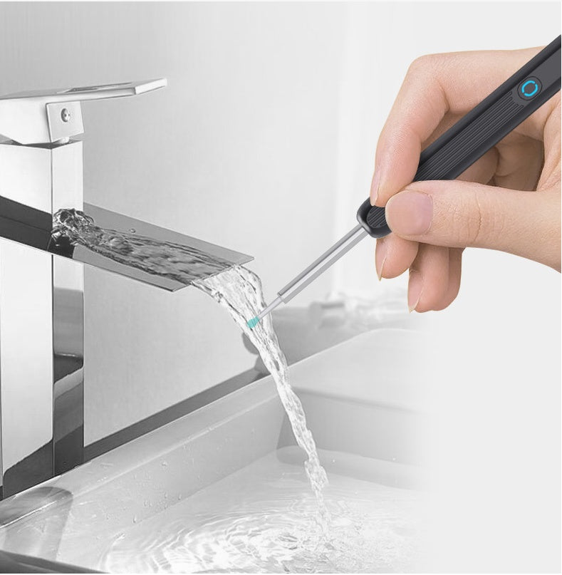 LED Ear Endoscope with Four Interchangeable Spoon Heads